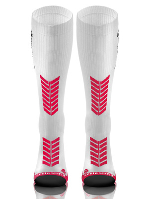 Șosete compresive sport seria Alb