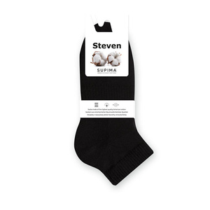 Supima halbe Frotteesocken Art 157 OS003 schwarz