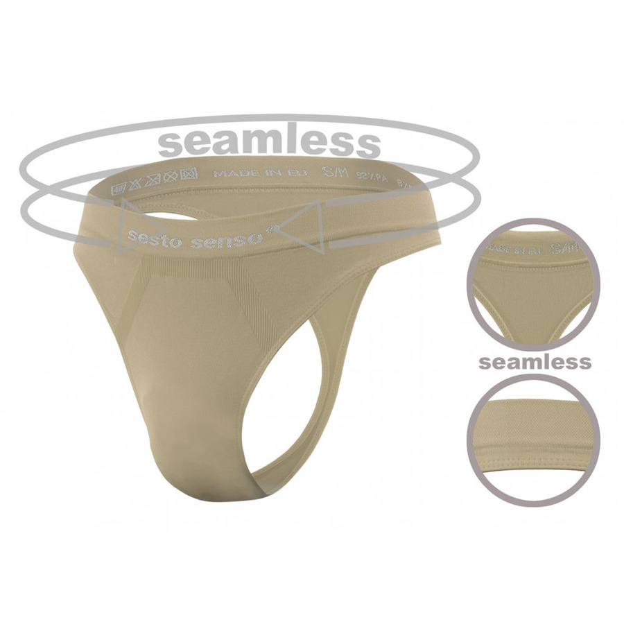 Męskie STRINGI bezszwowe sportowe Sesto Senso