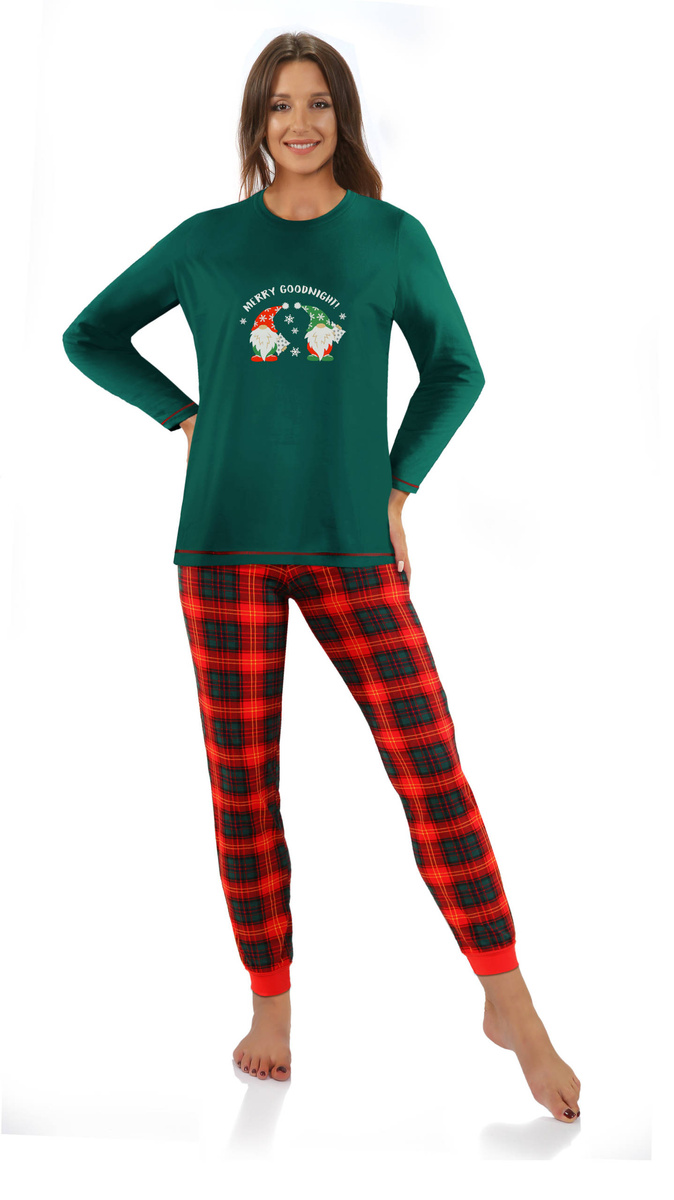 Pyjama Weihnachten Grün