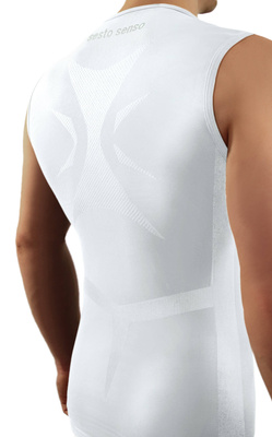 Ärmelloses Herrenunterhemd Thermo Active Weiß