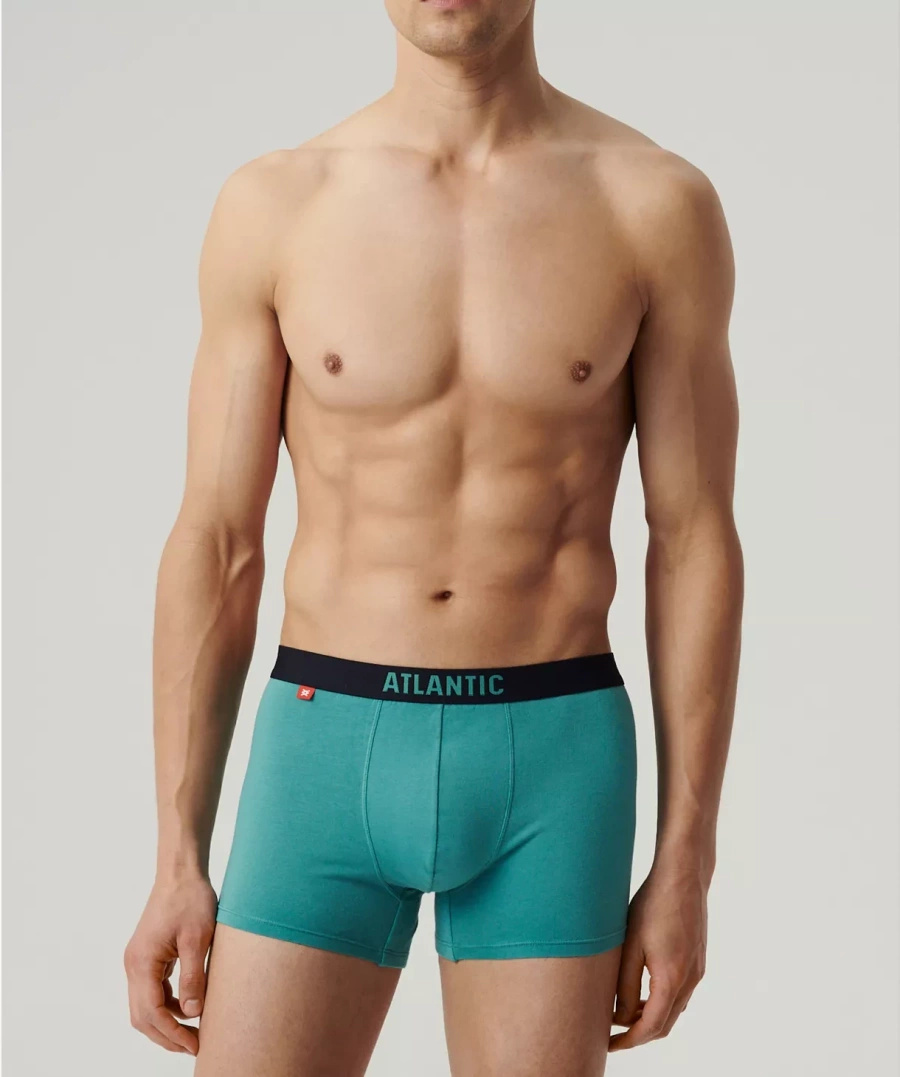 Herren-Boxershorts 5SMH-004 Grün/Marine/Blau