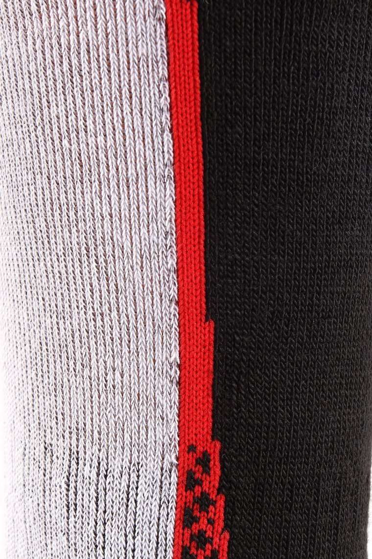 Wollsocken Trekking Winter Grau Mehrfarbig