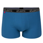 Atlantic Herren Mikromodal Boxershorts – Bequeme Unterwäsche mit Elastan, Weicher Bund, Atmungsaktiv, Perfekt für Empfindliche Haut, Premium Kollektion, Standardlänge, Erhältlich in Blau, Grau, Denim, Schwarz
