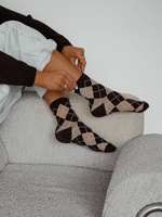 Vintage 0200 women's rhomboid socks