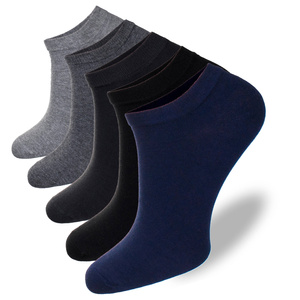 5x Herren Baumwollsocken Glatt