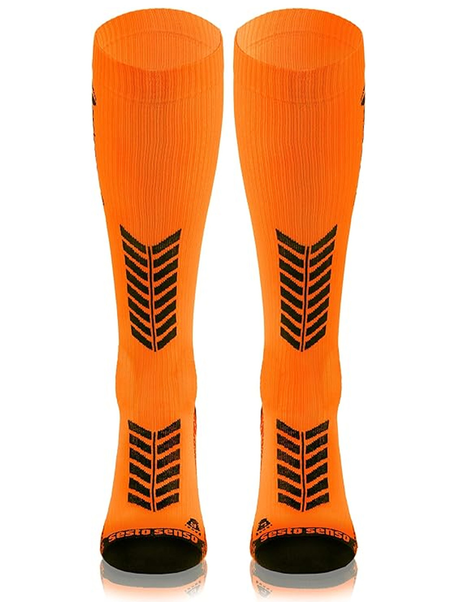 Kompressions-Kniestrümpfe Sportserie Orange