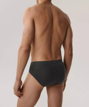 Herren-Slips Serie 3BMP-006 Grau/Schwarz/Weiß