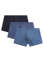 Herren-Boxershorts 3MH-212 Dunkelblau/Bunt
