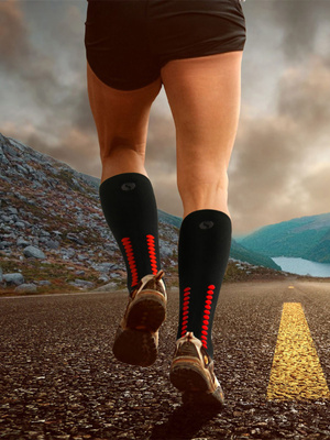 Sportsocken SKB09 Schwarz