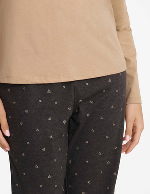 Damenpyjama Glam Mehrfarbig