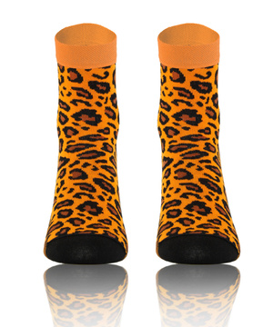 Kolorowe śmieszne ZAKOSTKI SKARPETY FINEST Sesto Senso