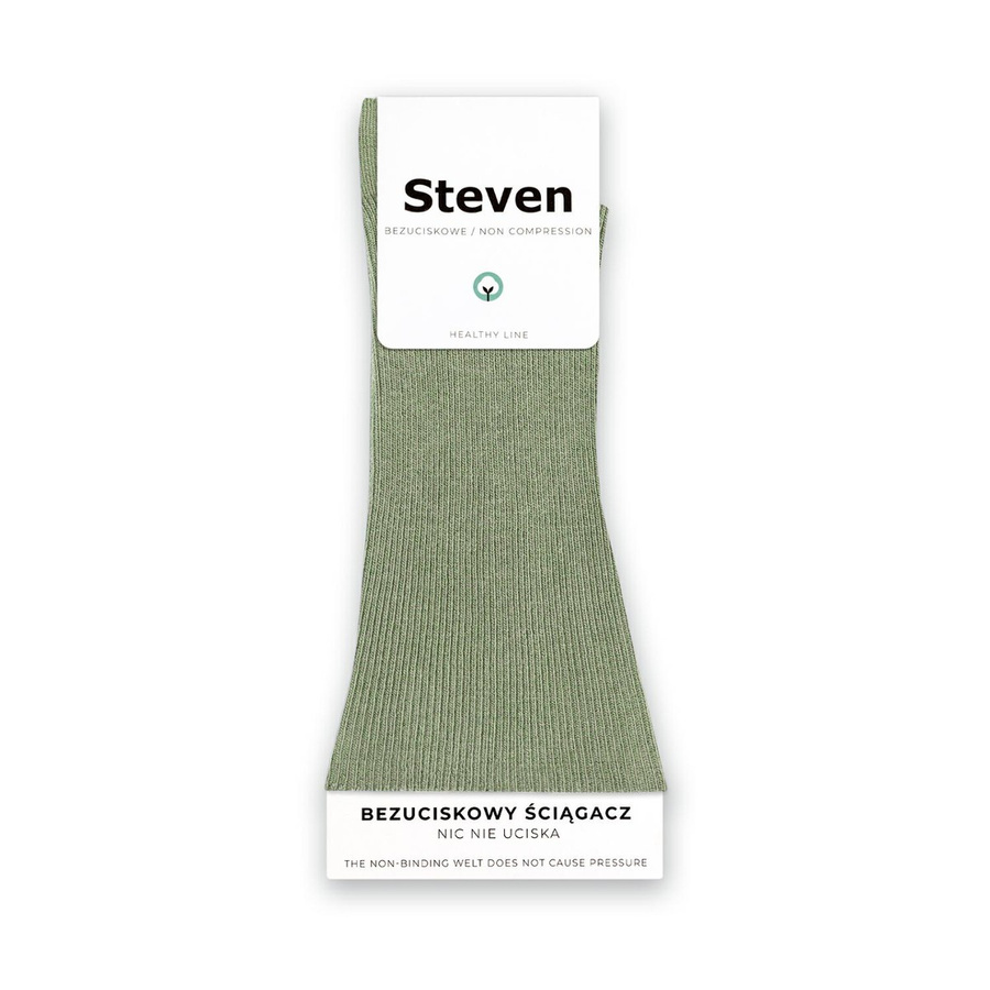 Cotton Non-Pressure Socks Art. 018 Light Olive