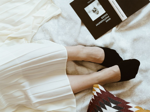 Bambusfaser Mikrofüße Art. 036 navy blau Steven