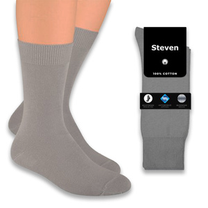 skarpety męskie GARNITUROWE męskie 100% bawełny Steven