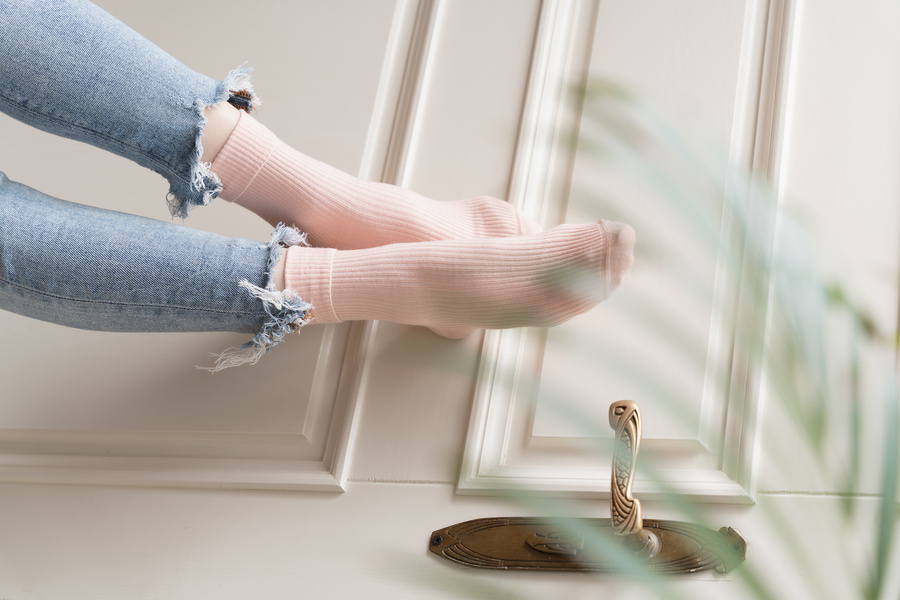 Baumwollsocken, druckfrei Art. 062