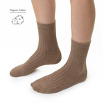 Striped socks in organic cotton