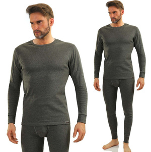 Langarmshirt Art. 111 Dunkelmeliert