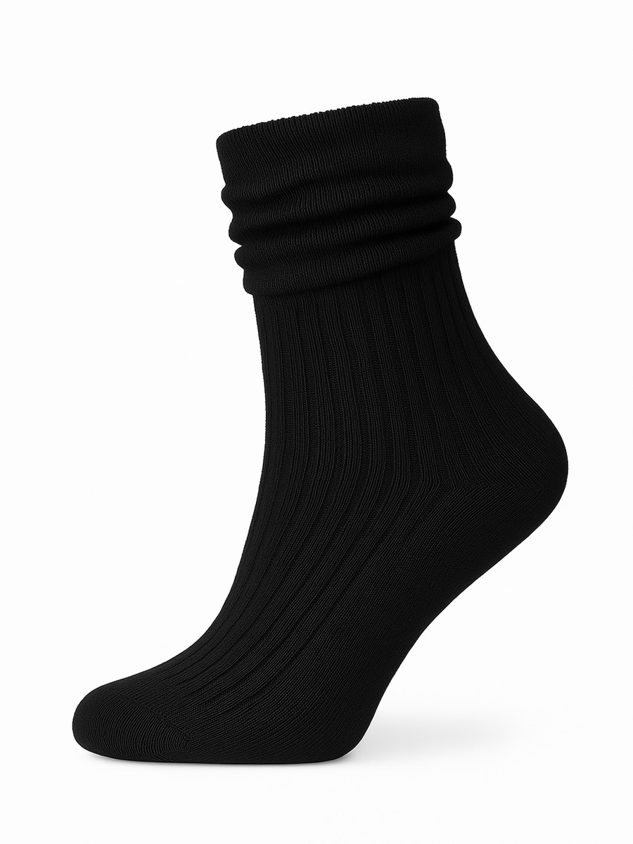 Damen Socken Serie Alpaka Schwarz