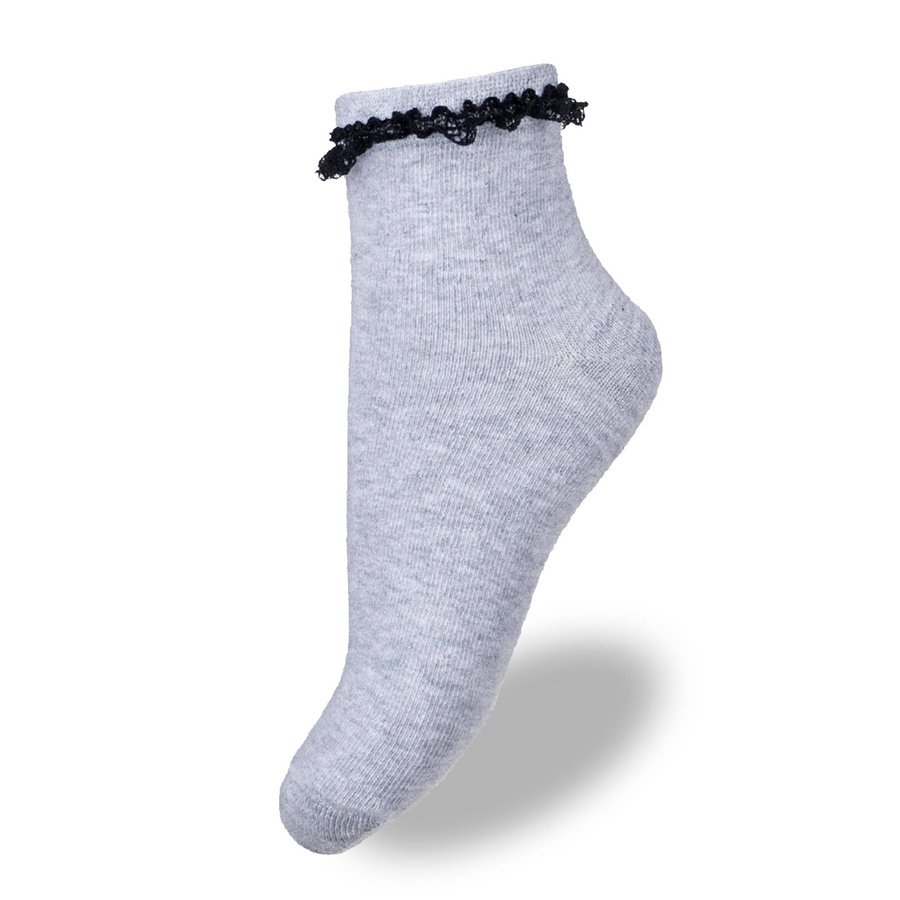 Kindersocken aus Baumwolle SMOOTH mit LACE 092