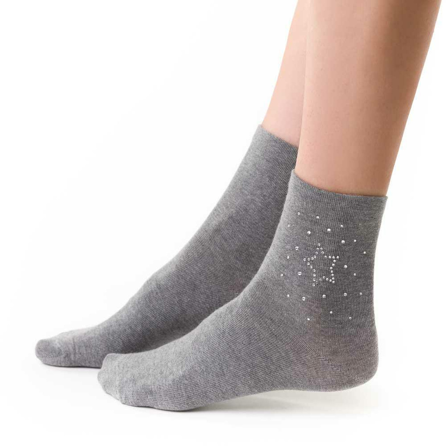 Socken Damen Serie Comet Grau