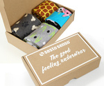 4X COLOURFUL SOCKS in Geschenkbox