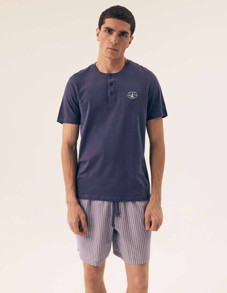 Pijama Octave din bumbac pentru bărbați