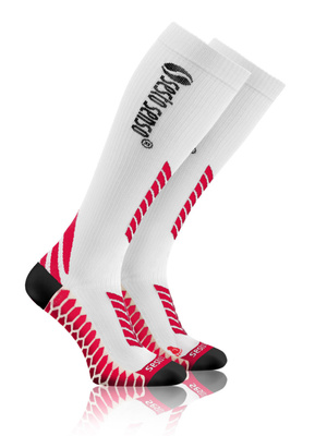 Șosete compresive sport seria Alb