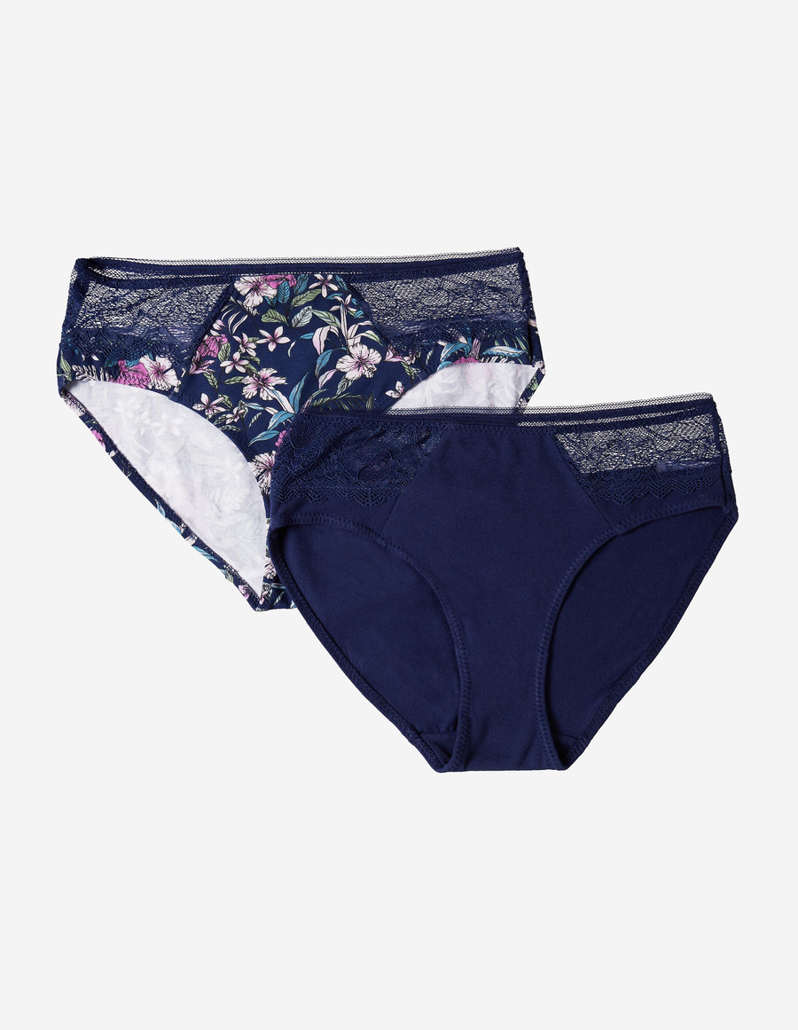 Hally Höschen mit hoher Taille 2er-Pack