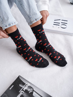 Damensocken Wzorzyste 200 Schwarz