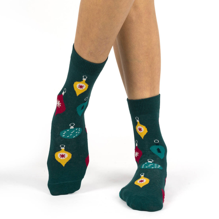 Zestaw 4x Skarpetki damskie kolorowe SOXO GOOD STUFF wesołe Święta Boże Narodzenie Prezent