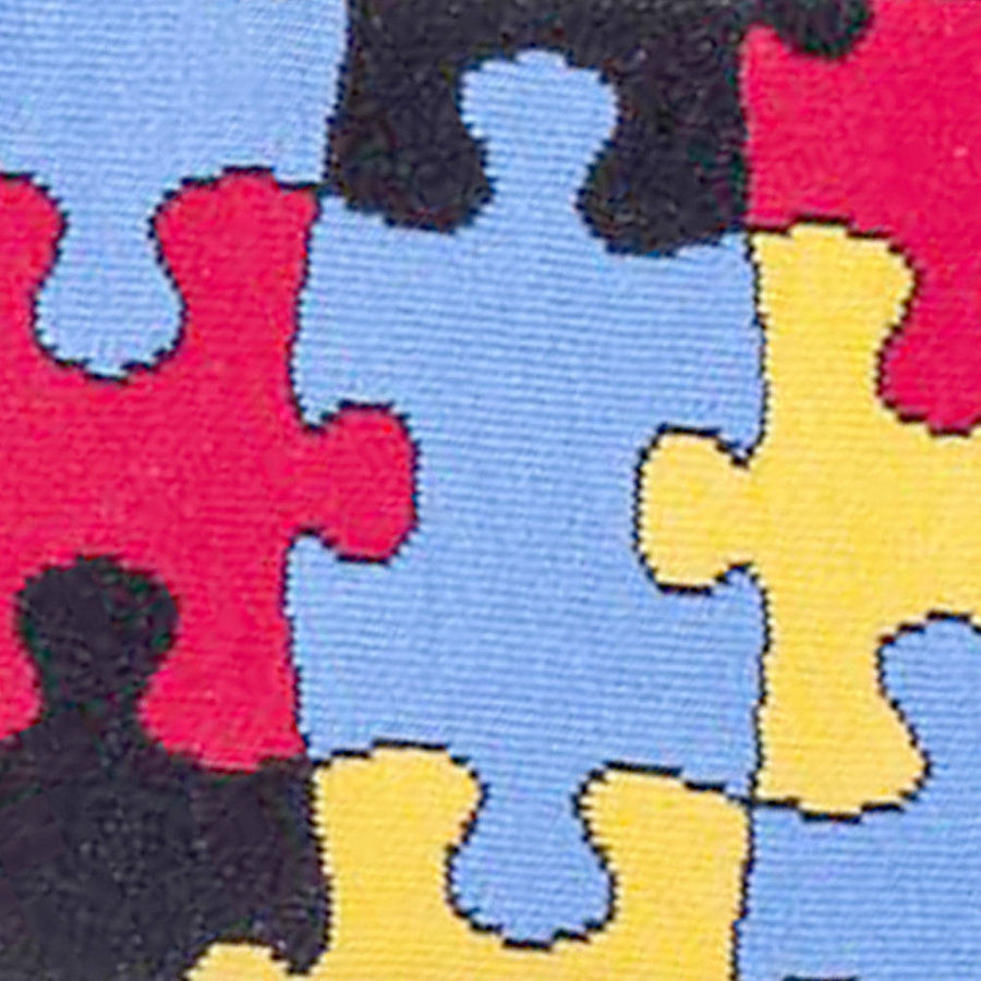 Stopki męskie śmieszne BAWEŁNIANE PUZZLE Milena