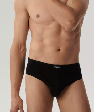Herren-Slips Serie 3BMP-006 Grau/Schwarz/Weiß