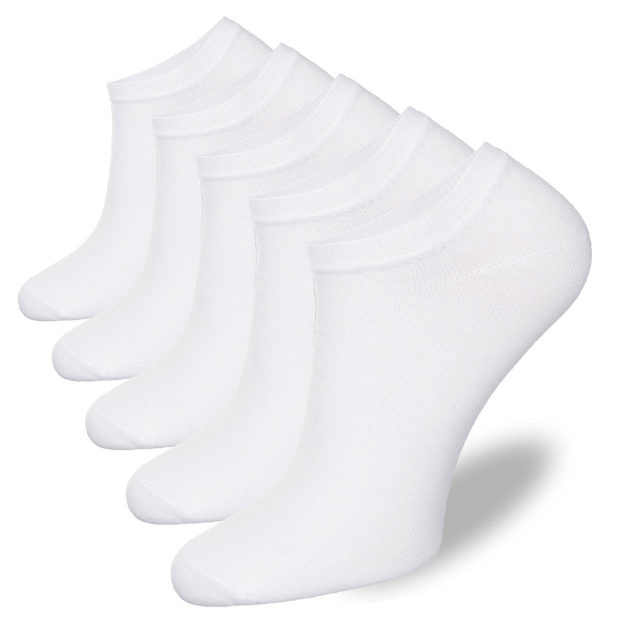 5x Herren Baumwollsocken Glatt