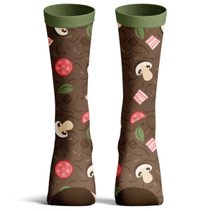 Damen-/Herren-Socken im Geschenkglas Pilzsuppe