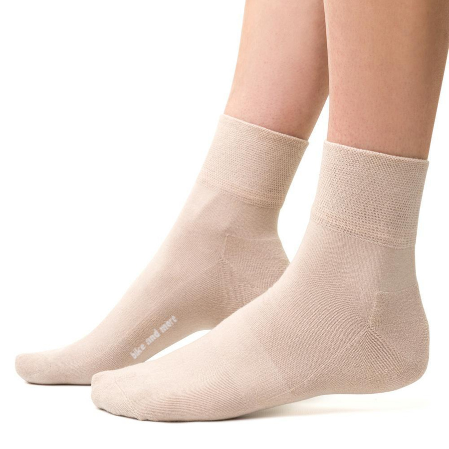 Halbe Frottee-Socken Kunst. 040 beige Steven