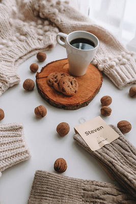 Zakolanówki Damskie Wełniane Art. 089 Steven