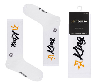 Super Retro Socken mit Aufschriften für ihn King
