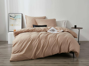 Bettwäsche Queen Premium Beige