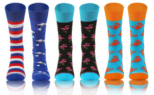 Lange Socken Finest Mehrfarbig