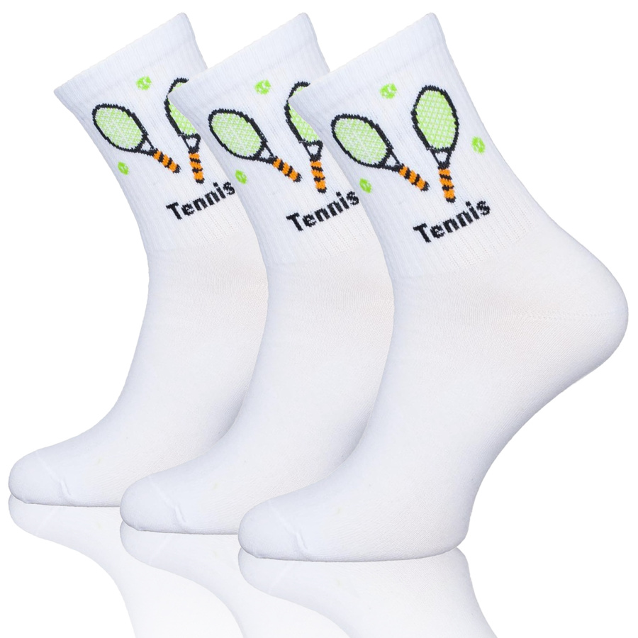 Active Tennis Socken, Farbe Weiß, Größe 38-40