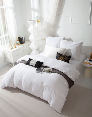 Bettwäsche Serie Weiß Gold