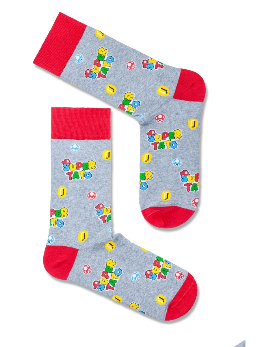 Mario Super Dad Herrensocken, Farbe Kornblume, Größe 42-46