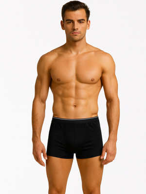 Boxershorts Schwarz 8er Pack