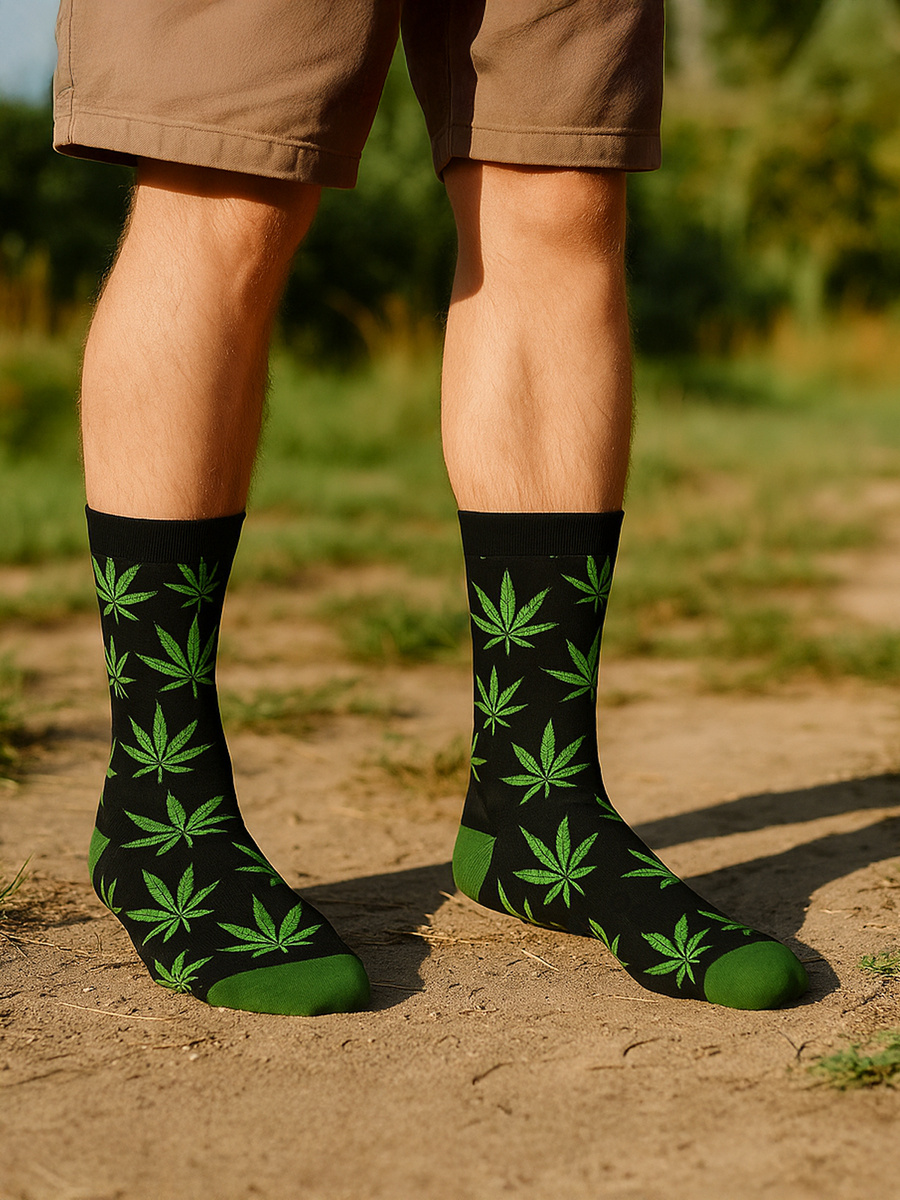 Damen-/Herren-Socken im Geschenkglas Pilzsuppe