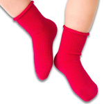 Kindersocken/Kleinkindsocken aus Merinowolle ohne Druck. 130 Steven