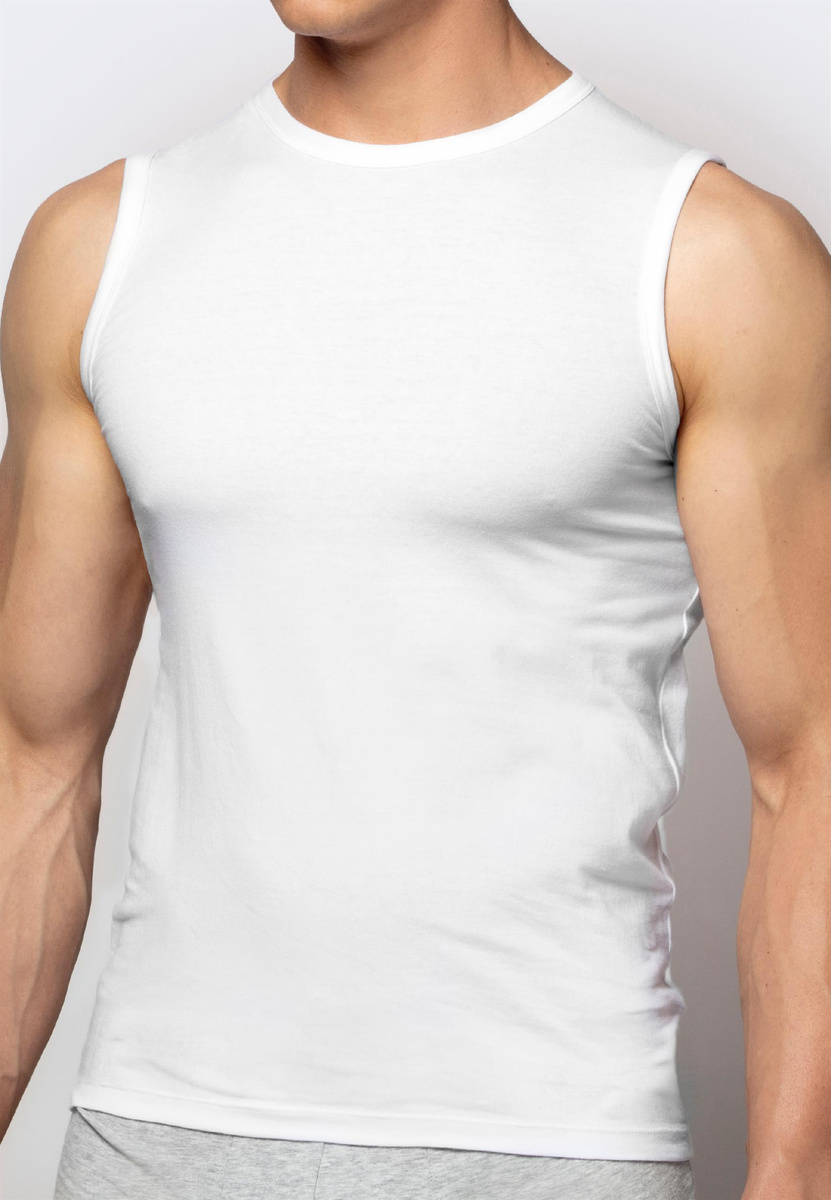 Unterhemd Herren Bmv-047 Weiß