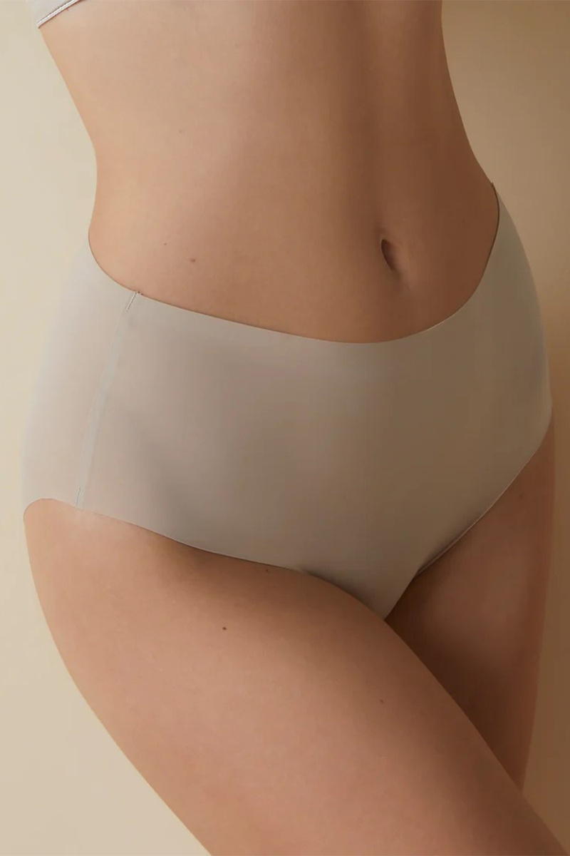 MAXI BRAGA 503 high-waisted panties, tierra-beige