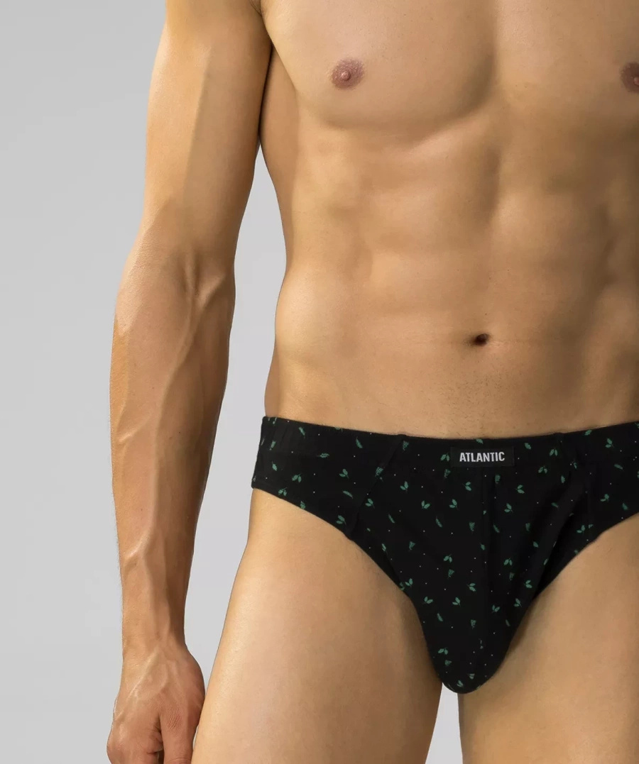 Slipuri sport pentru bărbați Seria 3mp-178 Verde/Negru