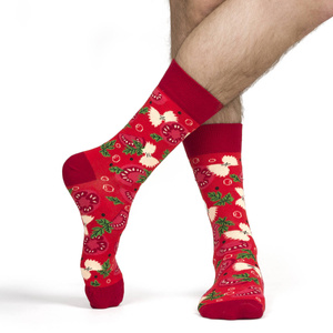 SOXO GOOD STUFF rote Tomatensuppensocken Unisex für Damen und Herren